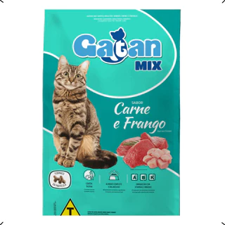 RAÇÃO GATAN GATO ADULTO MIX 10KG