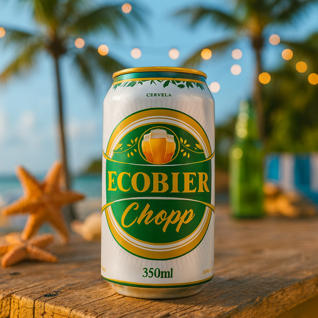 Chopp Ecobier Lata 350ml - Pack 12 Unidades | Shopee Brasil
