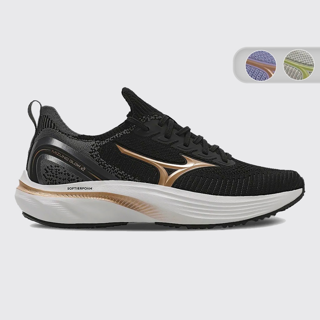 Tenis Mizuno Glow 2 Corrida Feminino 101121121 | Shopee Brasil