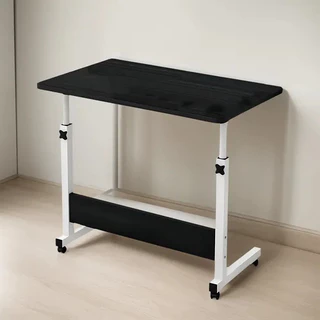 Mesa Notebook Ergonômica Multiuso Altura Regulável Rodinhas Mesa Escrivaninha para Cama Sofá Ajustes