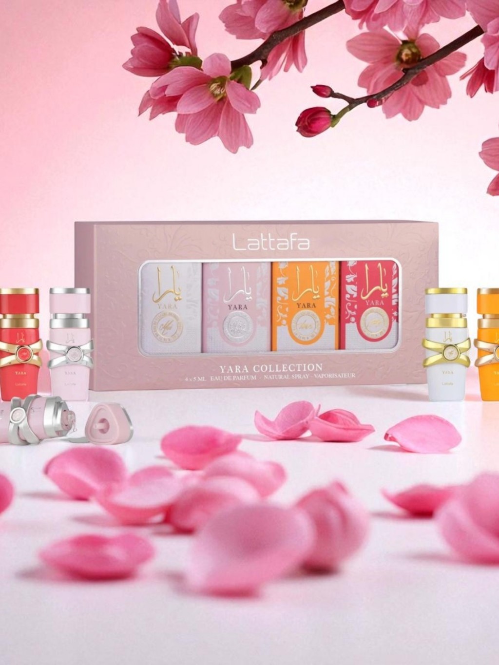 Kit Feminino Yara Collection Lattafa Eau de Parfum 4×5ml (Arabe) – Doce ...