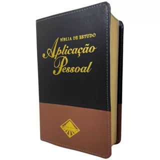 Bíblia De Estudo Aplicação Pessoal Média Capa Luxo Bicolor