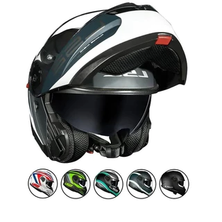 Capacete Moto Ls2 FF908 Strobe 2 Escamoteável Articulado Robocop Com Óculos Interno Novo em Oferta na Shopee