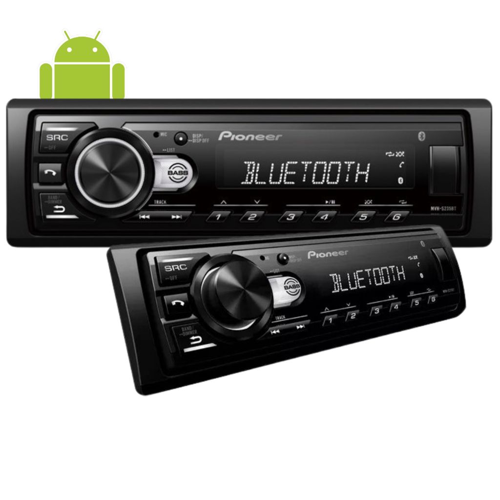 RÁDIO SOM AUTOMOTIVO PIONEER 1 DIN RECEIVER C/ BLUETOOTH USB FM