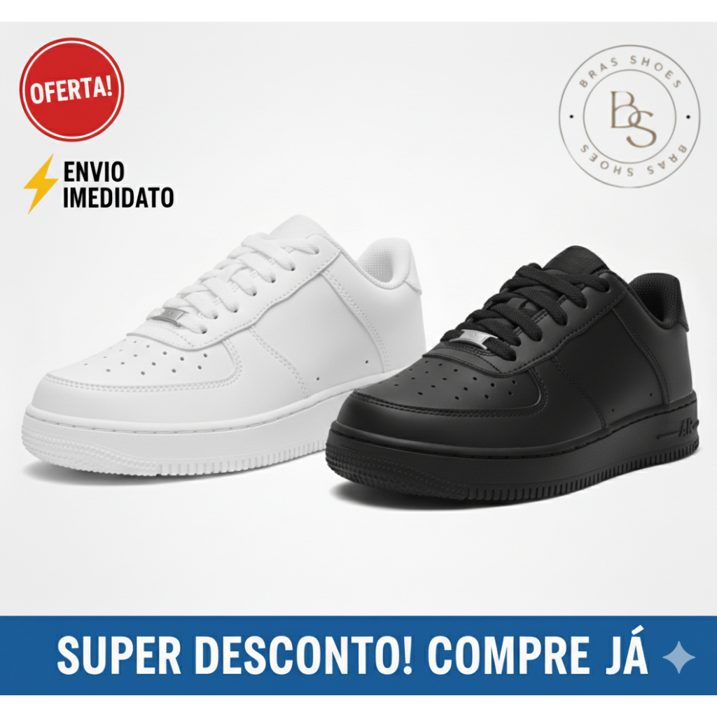 Tenis Casual Feminino Masculino Unisex Confortável Estiloso Esportivo
