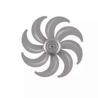 Hélice Para Ventilador Wap Flow 50cm Adaptável 8 Pás Prata