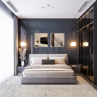 Kit 2 Espelhos Quadrados Lapidados 80x80cm 3 Cores LED Touch Decoração de Parede em Oferta na Shopee