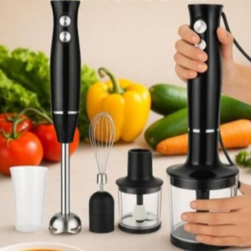Mixer 4 em 1 Portátil 400W HAND BLENDER NF-8009S– Batedor, T