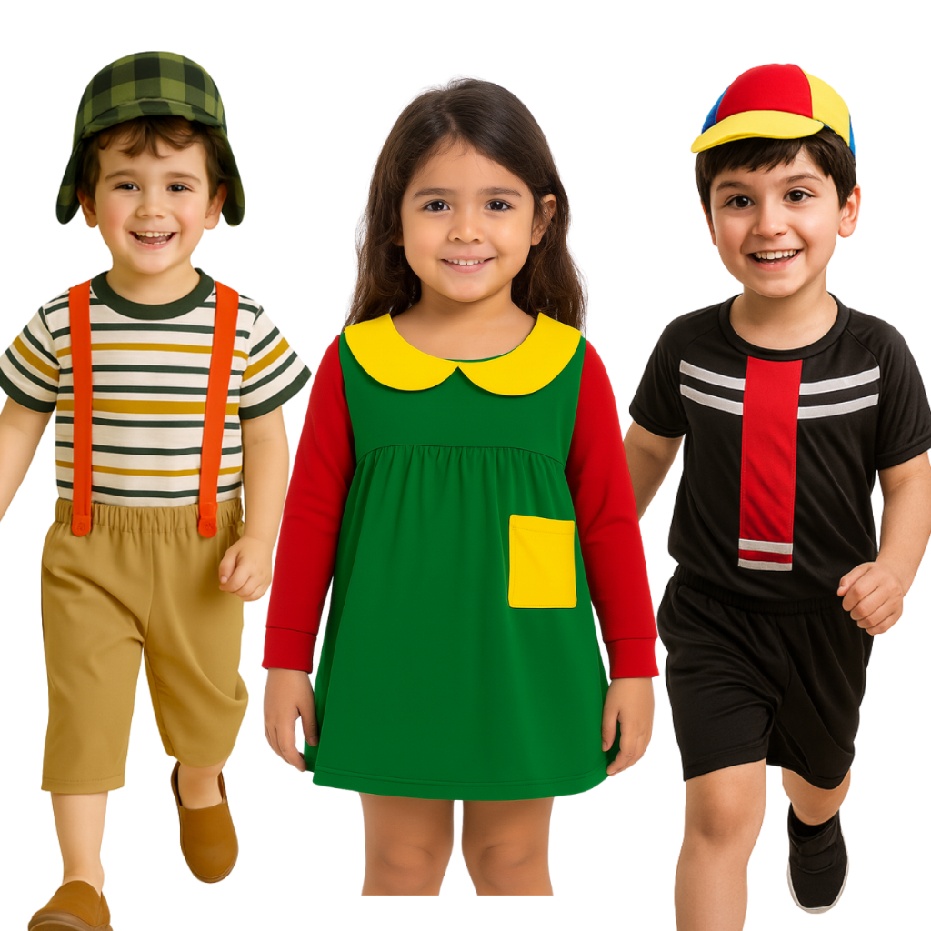 Fantasia Infantil Turma do Chaves – Kiko Chiquinha Chaves – Traje ...