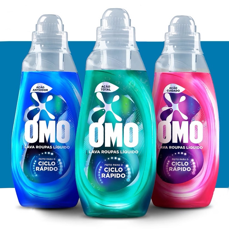 OMO Ciclo Rápido 750ml e 1,4L *** NOVO *** Lava Roupas Líquido | Shopee ...