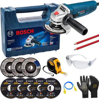Esmerilhadeira Lixadeira Gws 850 Bosch C/ Kit Maleta Discos em Oferta na Shopee