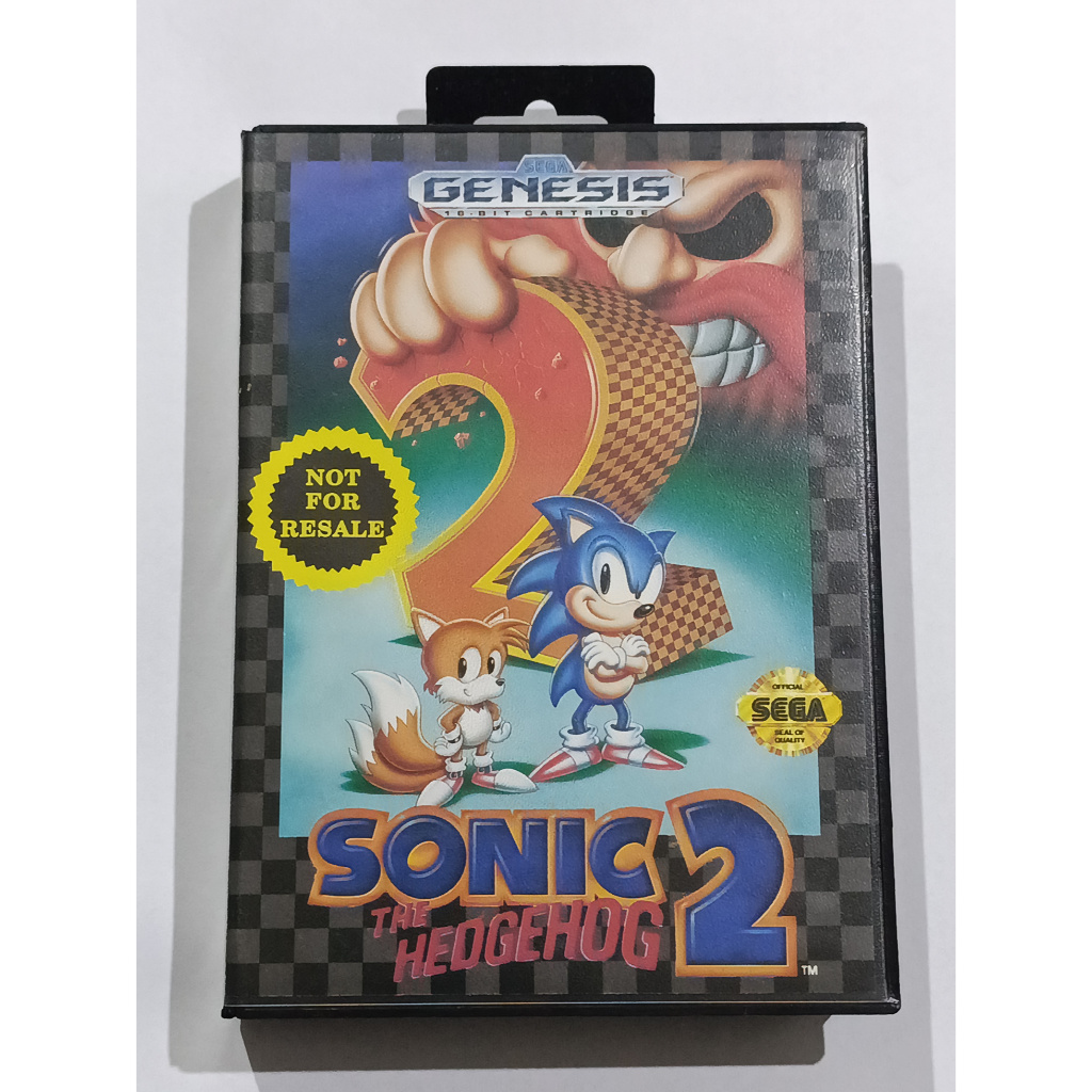 Sonic 2 p/ Mega Drive Original Americano Completo | Shopee Brasil