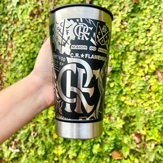 Copo Térmico Personalização em 360 Graus 473 ML Personalizado Time