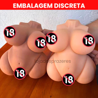 Masturbador Masculino Morena Boneca de Sexo Formato Corpo Vagina Ânus Seios