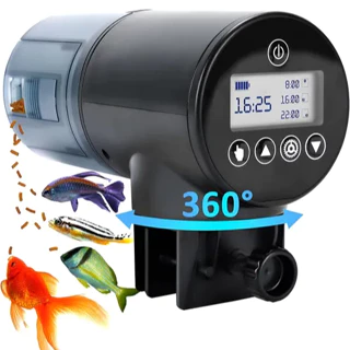 Newpet Alimentador Automático Dosador Comida Peixes Aquario