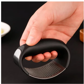 Kit 1 A 3 Espremedores de Alho Manual Inox Amassador