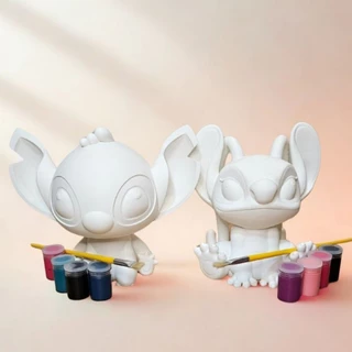 Kit De Pintura Personagens Stitch Angel Pokémon Pikachu Hello Kitty