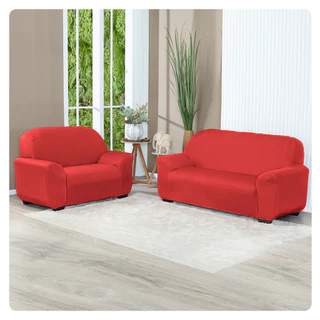 Kit Capa De Sofá Lisa 3 E 2 Lugares em Oferta na Shopee
