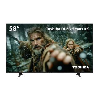 Smart TV DLED 58 4K Toshiba 58C350NS VIDAA 3 HDMI 2 USB Wi-Fi - TB056E em Oferta na Shopee