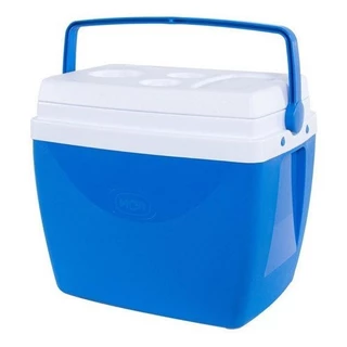 Caixa Térmica Mor Cooler 34 Litros 50 Latas Praia Piscina Lazer Jardim Camping Porta Copo Resistente
