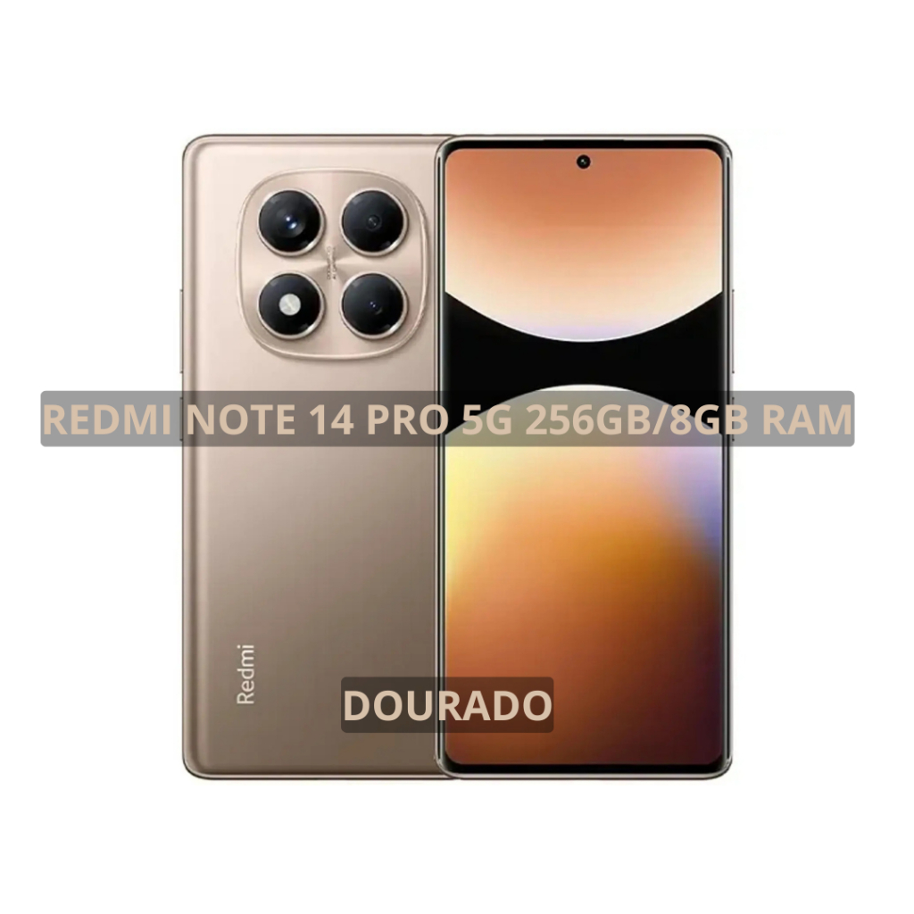 Xiaomi Redmi Note 14 Pro 5G 256GB+8GB RAM / 512GB+12GB RAM Câmera