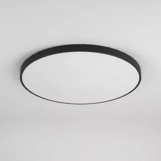 Plafon Led Moderno sobrepor 28w Redondo 3000k 27cm Tipo Orbital - Preto