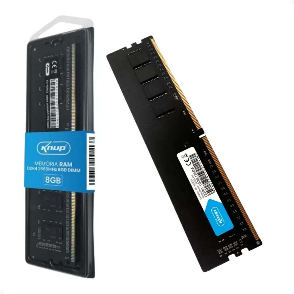 Memória Ram Gamer Ddr4 8gb Desktop 2666 Mhz Dimm Color Preta JpStore