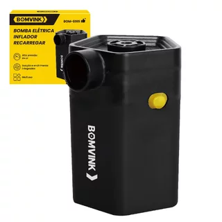 Bomba Elétrica Inflador Portátil Recarregar Pneumática Para Secar E Encher Colchão Boias Piscinas Infláveis Esvaziar