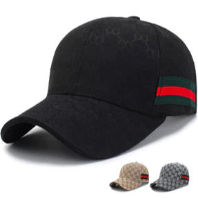 Boné Casual Listrado Lateral Masculino Envio Imediato