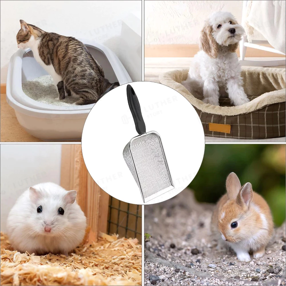 Pá de Areia Inox para Gatos - Pool de Ofertas