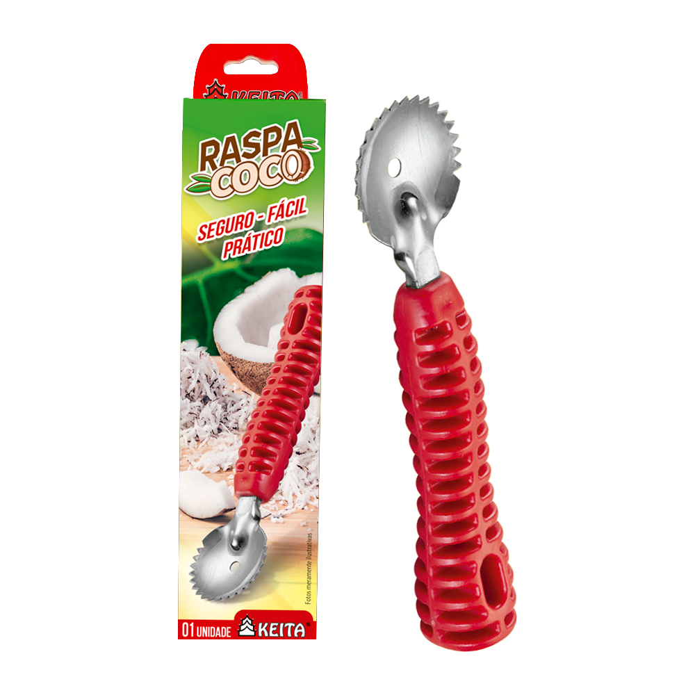Raspa Coco - Raspador de Coco - Manual - Marca Keita - Simples - Super ...