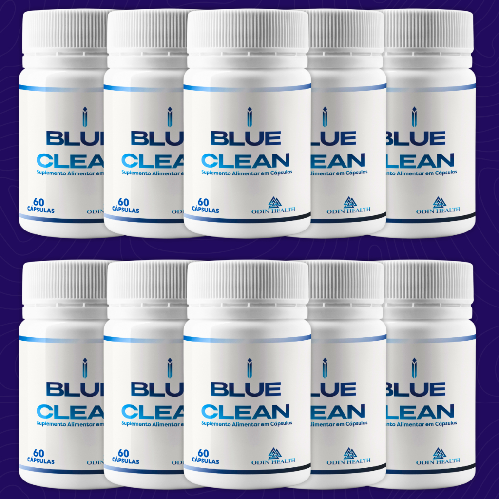 KIT 10 BLUE CLEAN Cápsulas para o Bem-Estar Intestinal Vida Mais Leve ...