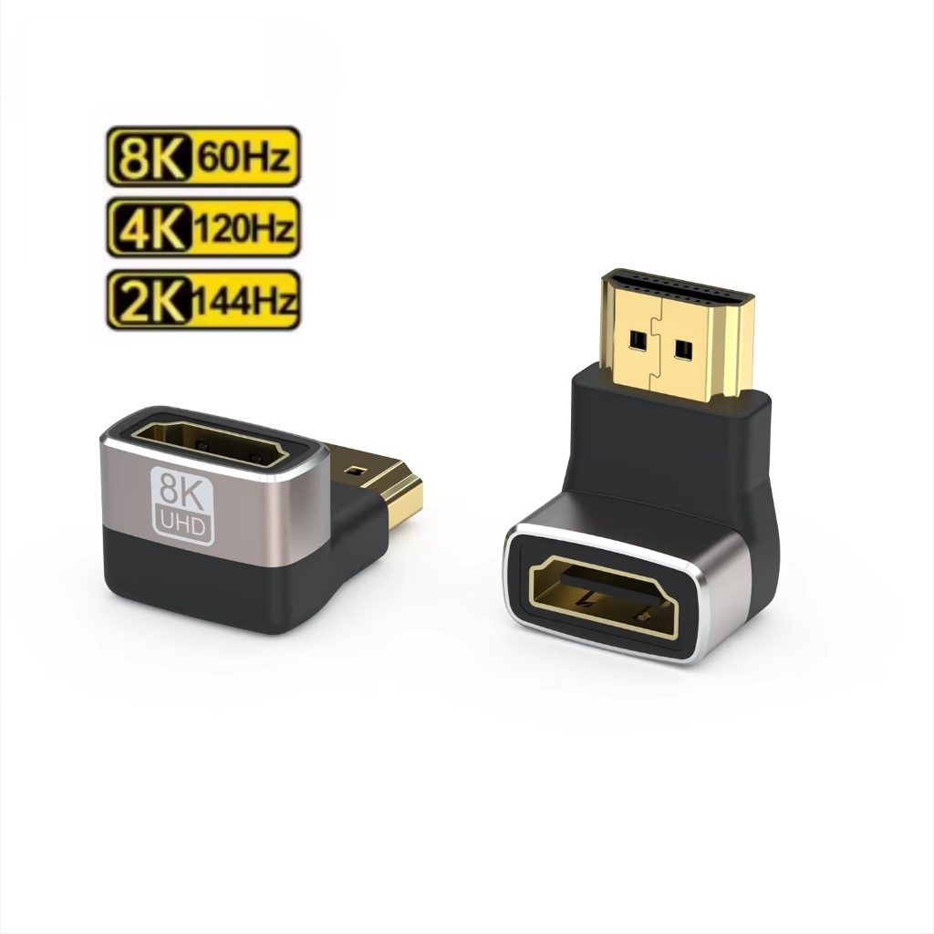 Adaptador Hdmi 2.1 8k 4k Uhd 90 Graus
