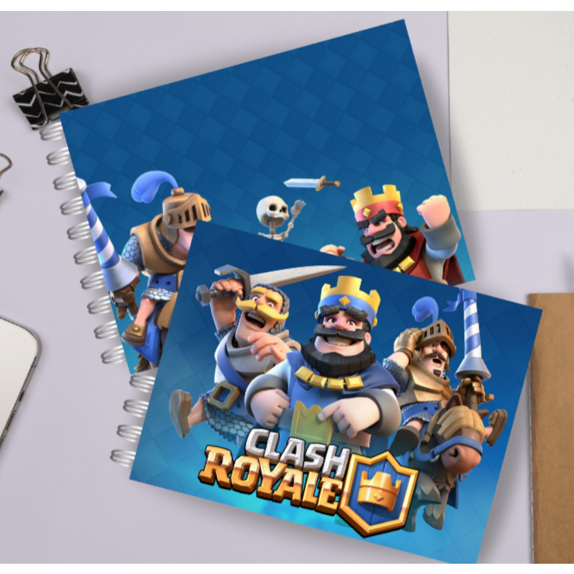 Livro de colorir Clash Royale-A5 | Shopee Brasil