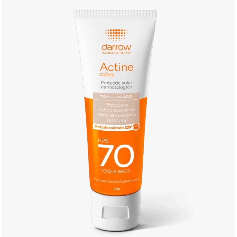 Darrow Actine Protetor Solar FPS 70 Tom 1 40g | Shopee Brasil