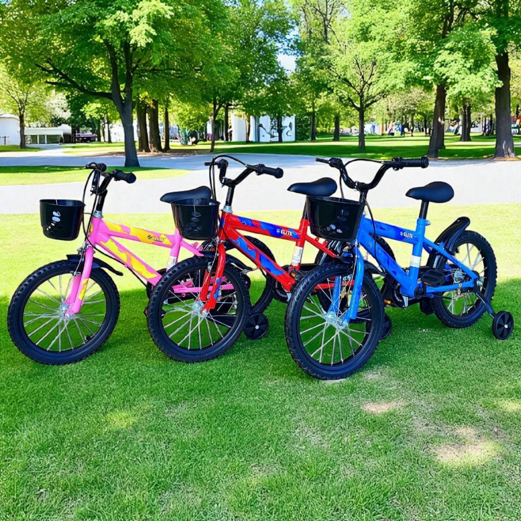Bicicleta Infantil Feminina Para Meninas 3 a 7 anos Rosa Com