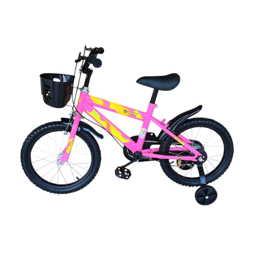 Bicicleta Infantil Feminina Para Meninas 3 a 7 anos Rosa Com