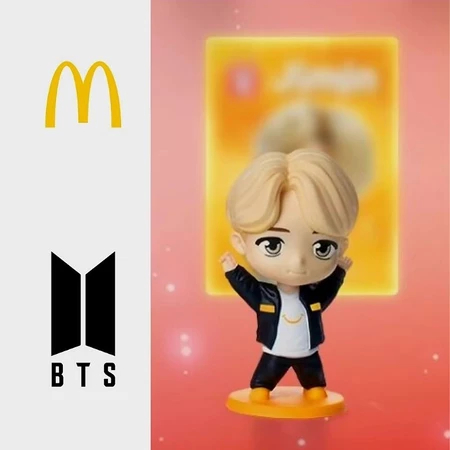 Brinquedos BTS TinyTAN x Mc Donald's (LACRADOS) 2025 | Shopee Brasil