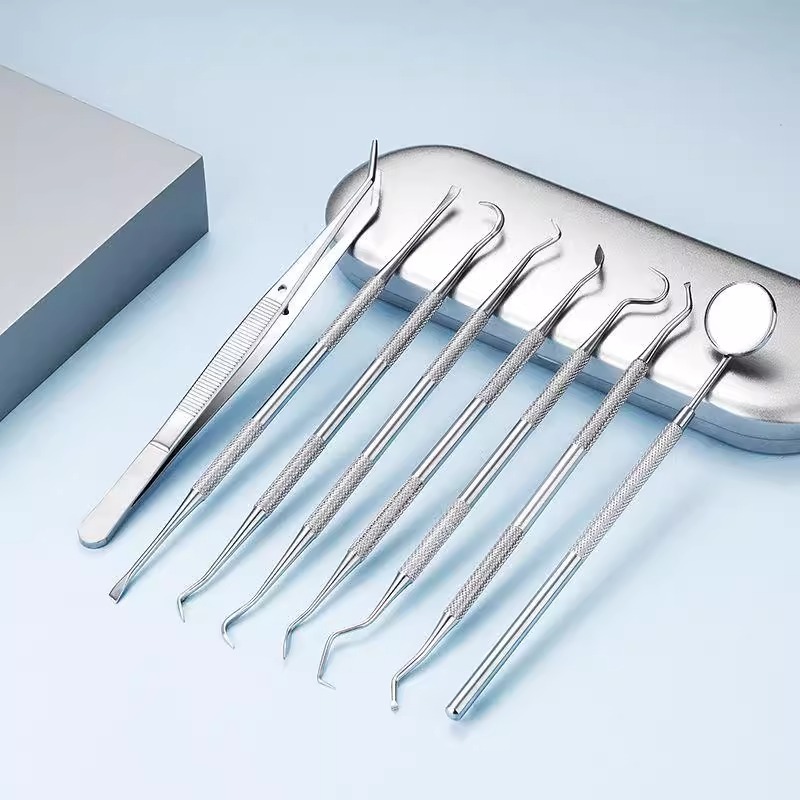 Kit ferramentas técnico 6 pcs inox MELHOR PREÇO