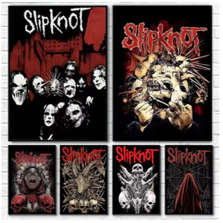 Kit 10 Quadros Decorativo Slipknot Decoração Banda de Rock