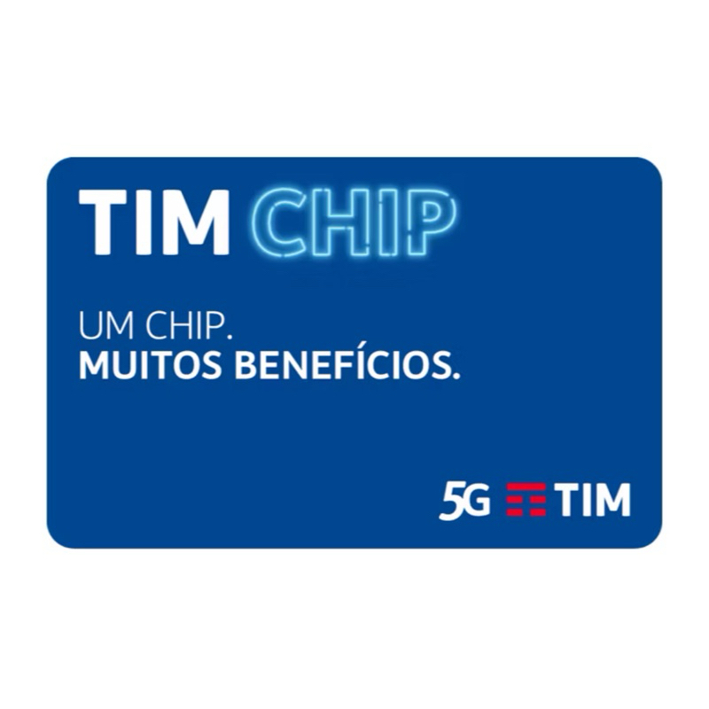 TIM Chip Pré Pago 3 cortes - Ativo Pronto pra Uso | Shopee Brasil