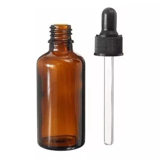 Frascos De Vidro 30ml Conta Gotas/Ambar - Tampa lacre Bulbo e Canula de Vidro em Oferta na Shopee
