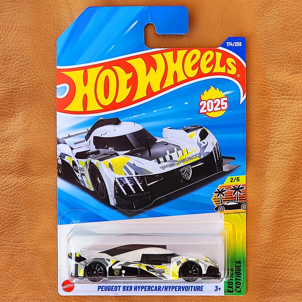 Hot Wheels Peugeot 9x8 HyperCar FIA WEC Le Mans (Coleção 2025