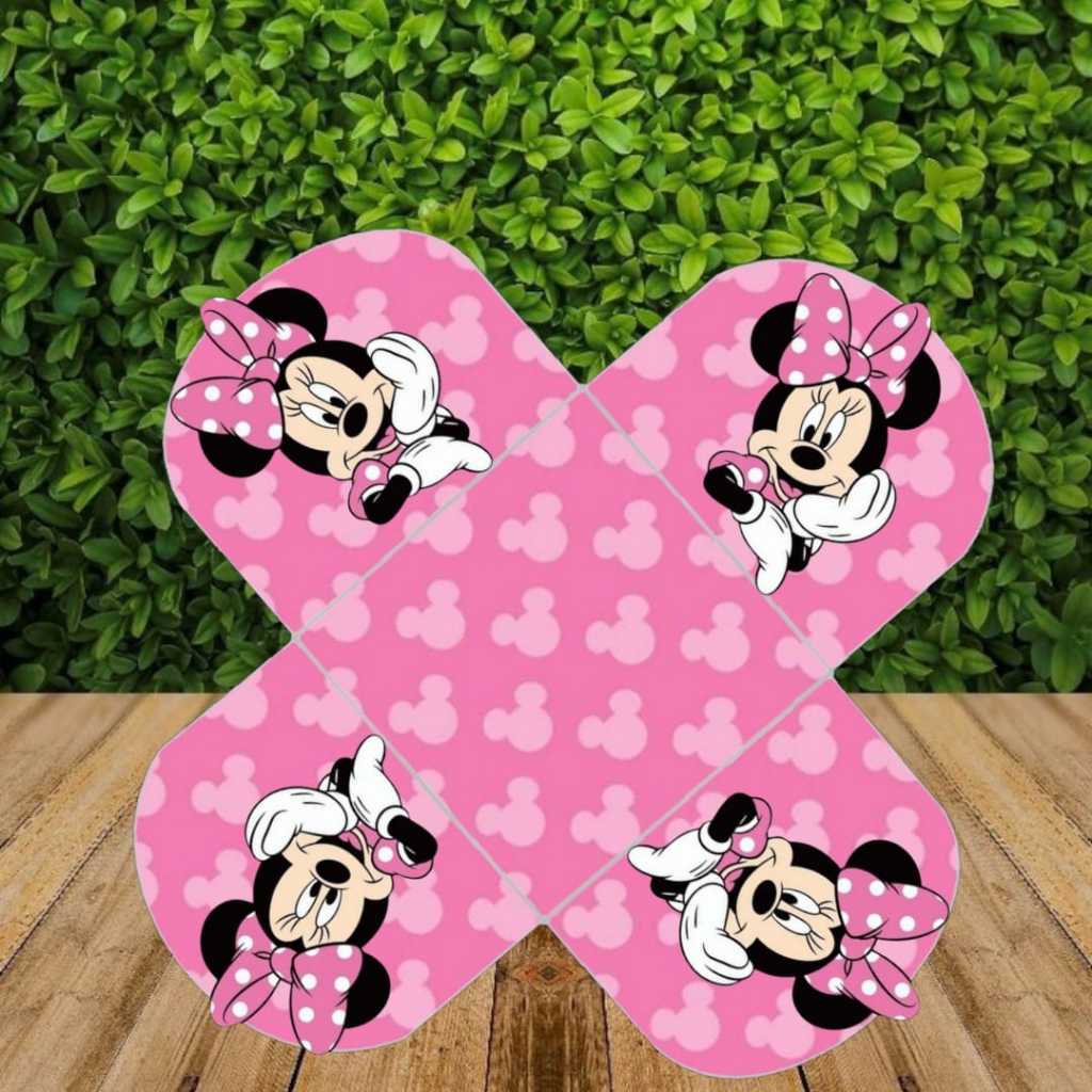 Forminha para Brigadeiro/BEIJINHO Personalizada MINNIE ROSA FESTA ...