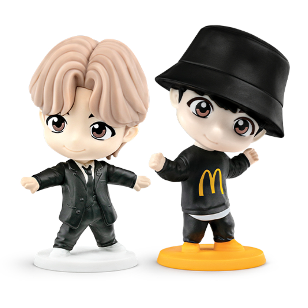 Bonecos BTS Tiny Tan McDonald's Nova Campanha 2025 Lacrados K-Pop ...