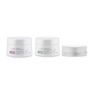 Amend Kit Science Máscaras Nutritiva, Reconstrutora 250g + Proteína Capilar 100g em Oferta na Shopee