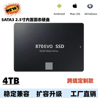 870EVO SSD2.5 Unidade de Estado Sólido 3.0 Alta Velocidade 2TB 4TB Armazenamento Interno para Laptop Disco Rígido