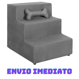 Escada luxo Para Cachorro Gato Pet 3 Degraus