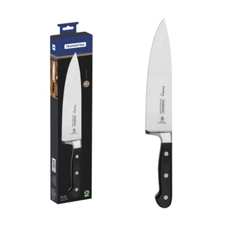 Faca Chef Century com Lâmina em Aço Inox e Cabo em Policarbonato e Fibra de Vidro 8" Tramontina
