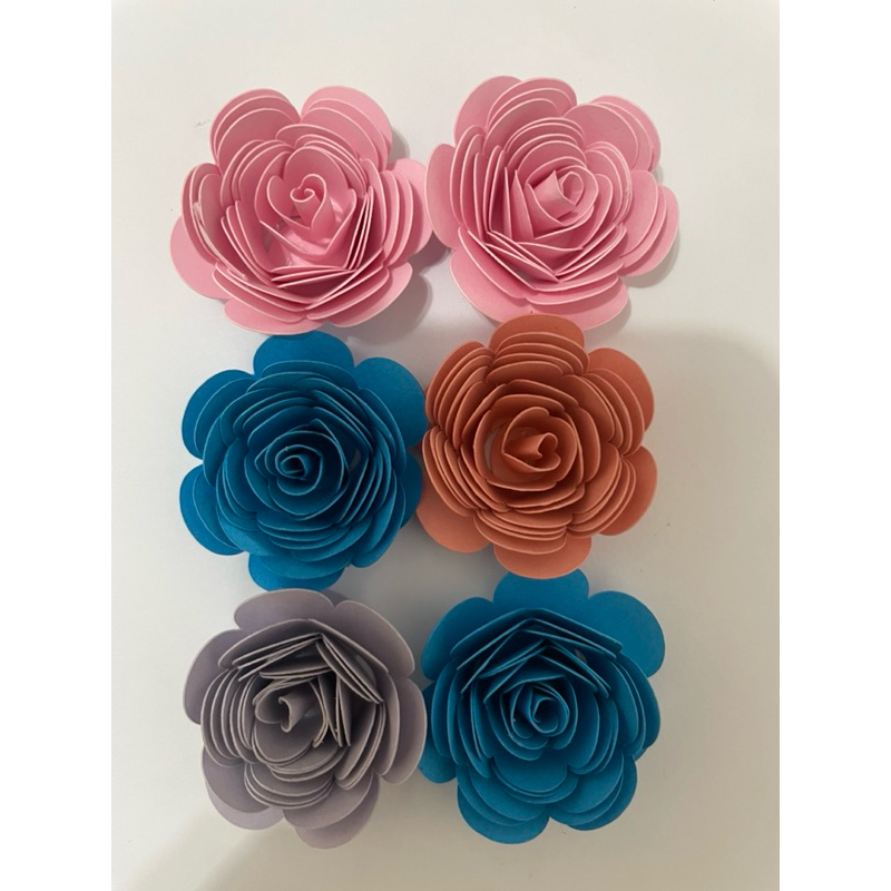 Flores de Papel com 6 unds | Shopee Brasil